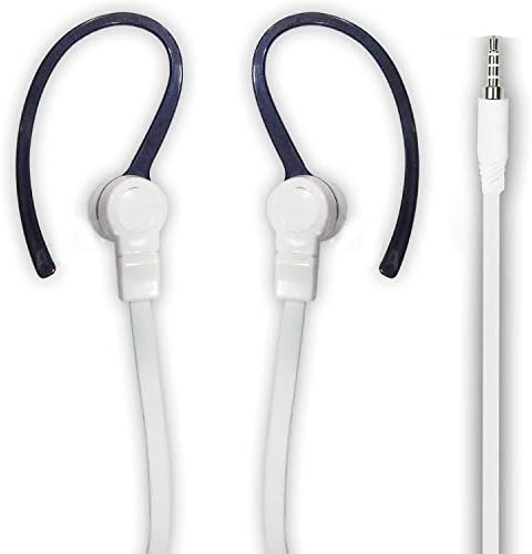 ALLEXTREME MAK 3.5 mm Stereo Headphone with Mic and Inline Control for iPhone, Samsung Mobiles and Tablets (White)