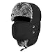 Winter Hat with Ear Flaps for Men and Women, Trapper Hat Outdoor Warm Hunting with Windproof Mask, Snow Ushanka Russian Hat