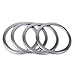 eastar Window Switch Panel Cover Door Speaker Trim Steering Wheel Ring Multimedia Buttons Cover fit for BMW 3 Series F30 F34 320 328