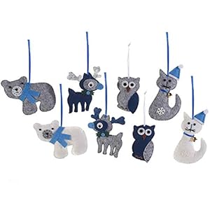 Groep lieveheersbeestje voor kerstboom in diervorm 16 stuks