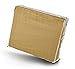 Deluxe Hotel 4-Piece Bed Sheet Set - Dobby Stripe - 100% Cotton Sateen - 300 Thread Count - Queen - Gold