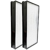 Nispira AT-OFL True HEPA Filter Replacement Compatible with Totalclean Petplus Air Purifier Tower AT-PET02, AT-PET01, AR-45. 2 Filters