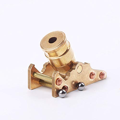 Lymhy Desktop Copper Metal Pocket Artillery Mini Cannon Model
