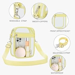 USPECLARE Clear Purse Stadium Transparent Messenger