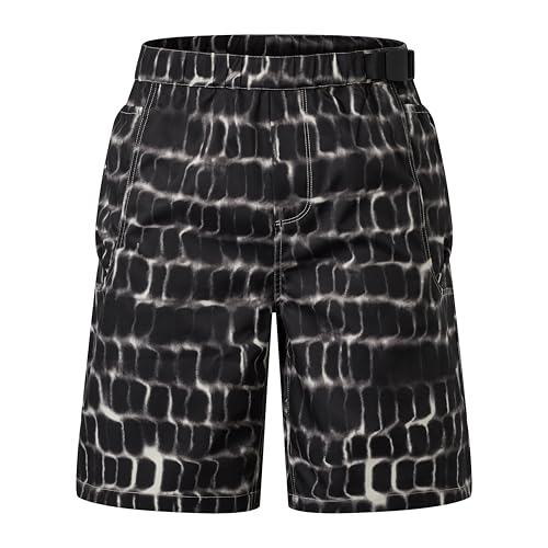 Endura Unisex-Adult Corner V Cycling Short with Liner Printed Black, X-Small