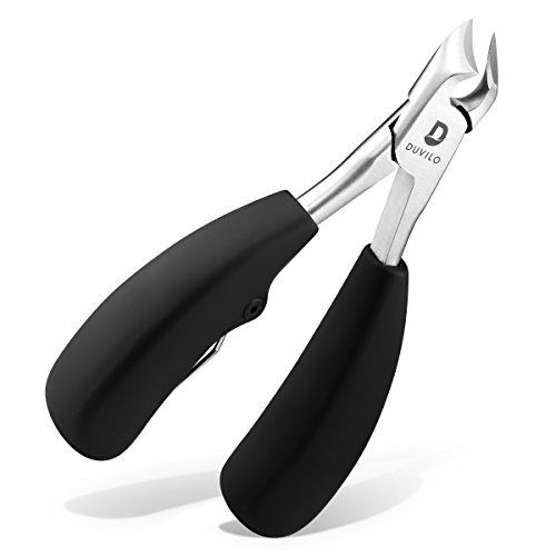 Heavy Duty Toenail Clippers for Ingrown and Thick Nails Super Sharp Blades with Soft Ergonomic