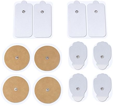 TENS Electrodes Premium Quality Large Replacement Pads for TENS Units 12 Pieces of Snap TENS Unit Electrodes