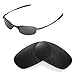 Walleva Polarized Black Replacement Lenses for Oakley Square Wire 2.0