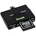 iKross Multi-Function Micro-USB to OTG/SD Memory Card Reader Adapter for Samsung Galaxy Tab 4 10.1/ Galaxy Tab Pro 10.1/ Galaxy Tab Pro 8.4/ Galaxy Note 8.0/ Galaxy Tab 3 Android Tablet Smartphone