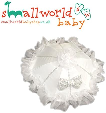 white pram parasol