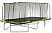 Upper Bounce Easy Assemble Spacious Rectangular Trampoline with Fiber Flex Enclosure Feature