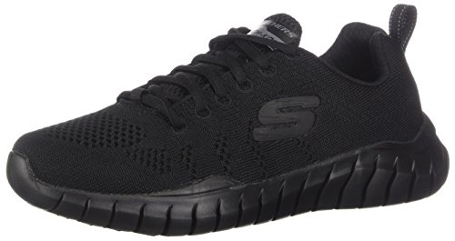 Skechers Men's Overhaul Debbir Oxford, Black, 11.5 M US