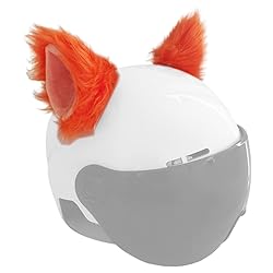 Cat Ears for Helmet Plush Ears Adhesive Velcro