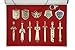Dancingstars Zelda Triforce Hylian Shield Master Sword Keychain/necklace Collection Box