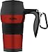 Thermos Vacuum Insulated Stainless Steel Travel Mug, 14-Ounce, Cranberry