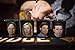 JUST FUNKY The Office Collectible Character Shot Glass Drinking Game | Features Michael, Jim, Dwight, & Angela | 2 Ounce Glasses | Set of 4