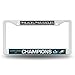 Rico Industries NFL Philadelphia Eagles Super Bowl LII Champs Plastic License Plate Frame