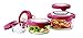 Anchor Hocking TrueSeal Glass Food Storage Containers with Airtight Lids, Cherry, 10-Piece Set