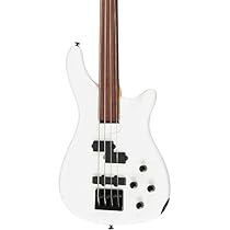 Rogue LX200BF Fretless Series III Electric Bass Guitar Pearl White
