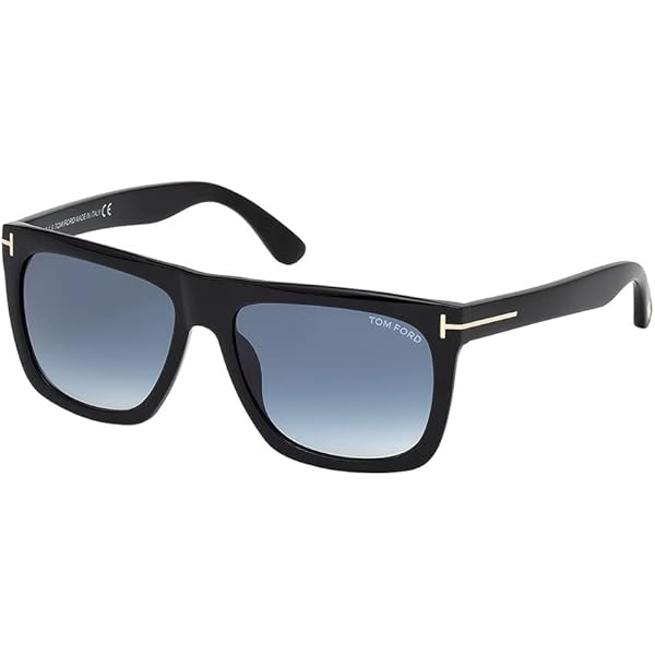 Amazon.com: Tom Ford JASPER -02 FT 0835 Shiny Black/Grey 58/15/145