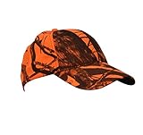 KC Caps® Mossy Oak Break Up Unisex Low Profile Neon Orange Brushed Canvas Camo Hunting Cap