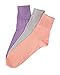 Buster Brown Women's 100% Cotton Socks, Assorted 3, 10, 6-pk