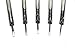 SWISS REIMAGINED 5 pc. Precision Screwdriver Set - for Watch Repair and Bracelet - w/ 5 Extra Blades