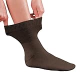 FootSmart Men's / Women's Diabetic Extra-Roomy Crew Socks
