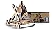 Abong Tabletop Laser Cut Trebuchet Kit - Sturdy Wooden Miniature Catapult Model - Ultimate Long Range Attack - STEM Model Kit Ideal for Classroom Demonstration