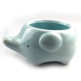 Animals Ceramic Flowerpot Planter Cute Succulent-Elephant