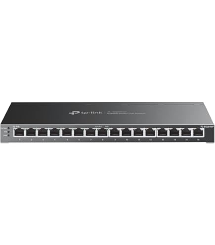 TP-Link TL-SG2218P 18ポート ギガビット スイッチングハブ Amazon.com: TP-Link TL-SG2218P | 16 Port Gigabit Smart