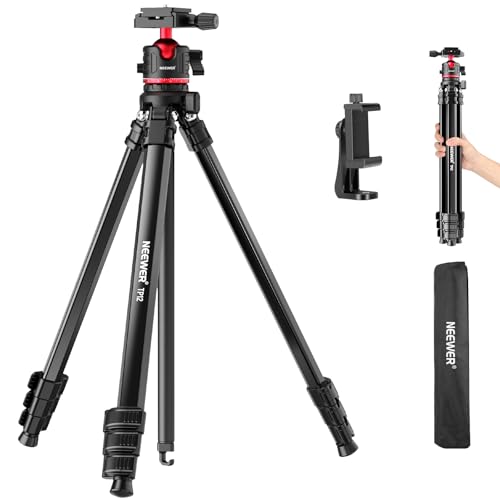 NEEWER Basics 66,5"/169cm Reisestativ für Kamera, Leicht, TP12