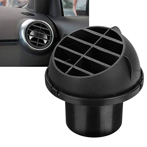 blue--net Car Heater Duct Warm Air Vent Outlet,Dashboard AC Heater Air Vent Duct Chrome Air Vent Outlet 60mm