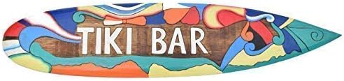 Interlifestyle Surfboard 100cm Tiki bar Art Art Decoration to Hang up Lounge Style Restaurant