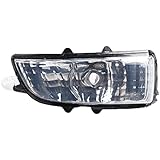 View Mirror Turn Signal Indicator Lens NO Bulb Right Side 31111102 Fit For Volvo S40 S60 S80 Wing Mirror Light Lamp Lens