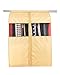 Tsing Garment Covers Fabric Hanging Clothes Storage Bag Large Organizer Garment Bags -Beige -M- 32''W 23''D 35''H
