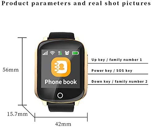 XIAOWANG Fitnesstracker, polshorloge met smartwatch, GPS-tracker, locator, voor oudere vrouwen en mannen, met smartwatch… - Image 8