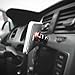 Caseco Core 360 Magnetic Car Mount Phone Holder for iPhone 7/6S Plus 5S/SE Samsung Galaxy/Note Devices - Single (Red)