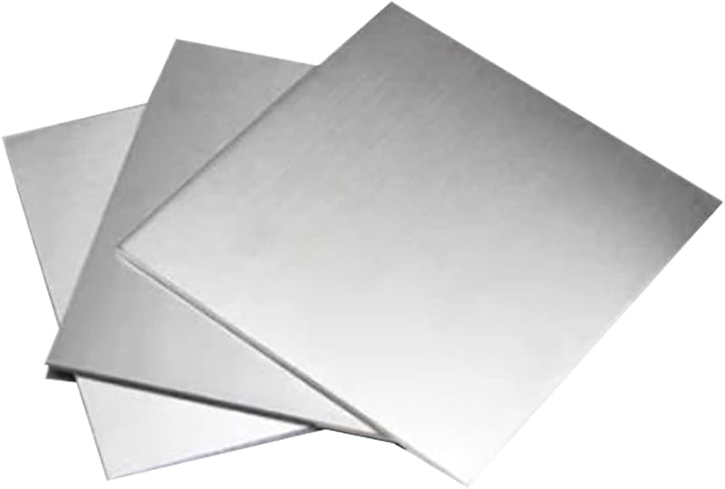 YTGZS Pure Zinc Sheet Zn Plate Metal Foil 3pcs 0.01mm x 100mm x 100mm