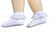 EPEIUS 3 Pair Baby-Girls Eyelet Frilly Lace Socks Princess Ankle Socks White/Pink/Ivory 12-24 Months,Toddler Shoe Size 5-9