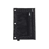 Staples 472597 3-Ring Pencil Pouch Black (24220)