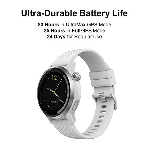 Coros APEX (42mm) Premium Multisport Watch Trainer and Ultra-Durable Battery Life - Ceramic | Heart Rate Monitor | Barometer, Altimeter, Compass | ANT+ and BLE Connections