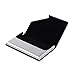DMFLY Business Name Card Holder Luxury PU Leather & Multi Card Case, Business Name Card Holder Wallet Credit Card ID Case Holder for Women & Men - Keep Your Business Cards Clean (Black1)