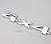 LZLRUN Car Metal Stickers 4x4 Limited Emblem Decals for Jeep Trucks Off-road SUV Car Body Sticker (BLACK 4X4)