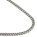 Titanium 4MM Curb Chain Link Necklace 22