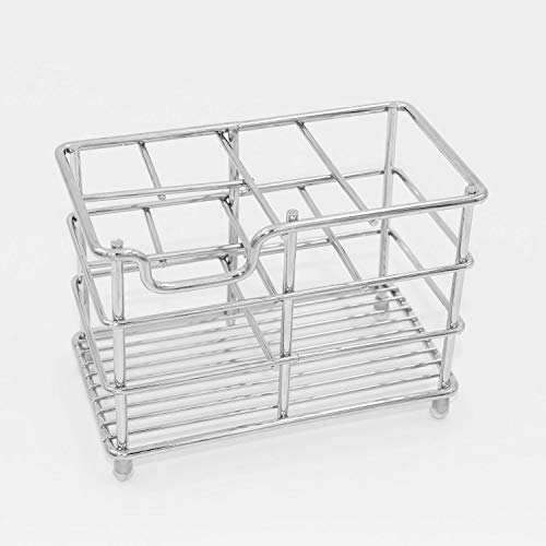 Beaverve Toothbrush Holder, Large Stainless Steel Tooth Brush Holder, Kids Toothbrush Holder Toothpaste Holder Stand, 6 Slots Tooth Brush Organizer for Bathroom, Shaver Organizer Bathroom Accessories - Thumbnail 7