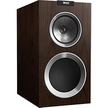 KEF R300 Bookshelf Loudspeaker - Walnut (Pair)