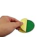 Kasteco 6 Pack Self Adhesive Air Hockey Mallet Felt Pads, Green, 94mm