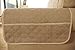 Ameritex Chair Cover, Reversible Quilted Furniture Protector, Ideal Chair Slipcovers for Pets & Children, Water Resistant, Will Keep Your Couch Stain, Dirt&Scratches-Free (Style2 Beige, 23'')