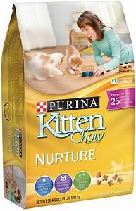 PURINA KITTEN CHOW DRY KITTEN FOOD, NURTURE, 3.15 POUND BAG CAT CHOW